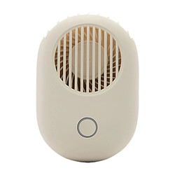 Mini Ventilateur électrique Extérieur Sans Lame Avec Collier De Chargement USB Ventilateur Blanc