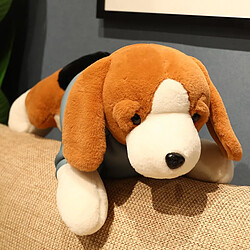 Universal 60 cm peluche kawaii chien peluche couché beagle chiot avec vêtements oreiller doux mignon animal poupée bébé fille cadeau d'anniversaire | Peluche animaux