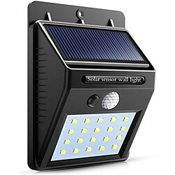 Tradex X PROJECTEUR PHOTOVOLTAÏQUE PHARE SOLAIRE EXTÉRIEUR + CAPTEUR DE LAMPE À LED