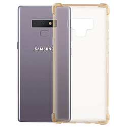 Wewoo Coque en TPU transparente anti-chute de 0.75mm pour Galaxy Note9 Jaune