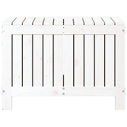 Acheter vidaXL Boîte de rangement de jardin Blanc 76x42,5x54 cm Bois de pin