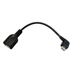 Acheter Totalcadeau Câble USB 2.0 A vers USB B 15 cm Prise mâle et prise femelle Noir pas cher