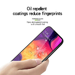 Avis Wewoo Film de verre trempé plein écran 9H 2.5D pour Galaxy A30 (Noir)