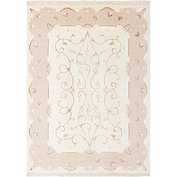 Vidal Tapis de laine 206x150 beige Darya