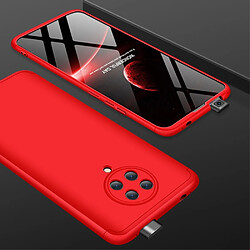 Coque en TPU 3 pièces détachables mates rigide rouge pour votre Xiaomi Redmi K30 Pro/Poco F2 Pro