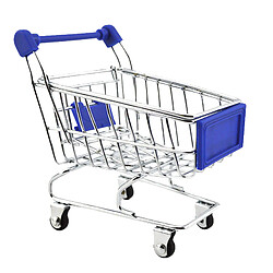 Mini-panier Chariot Jouet Bleu Foncé