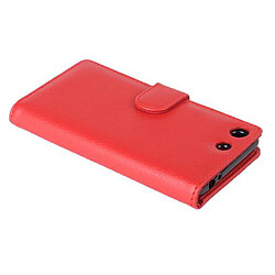 Avis Cadorabo Coque Sony Xperia M5 Etui en Rouge