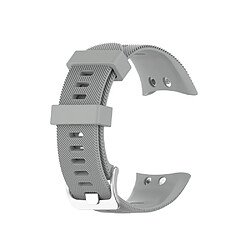 Avis Bracelet en silicone gris pour votre Garmin Forerunner 45/45S