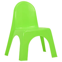 Acheter vidaXL Ensemble de table et chaises pour enfants PP