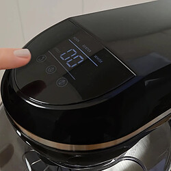 Avis Robot Pâtissier Cuisine Multifonction Bol Inox 5L 6 Vitesses Écran Tactile LED, 1800, Noir, Briebe, KM1164