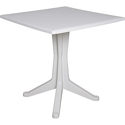 Alter Table carrée 70x70 cm - Polypropylène blanc