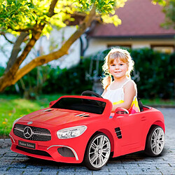 Mercedes Benz SL400 Voiture Electrique Enfant (25W) 110x64x48cm - Marche av/ar, Phares, Musique et Télécommande parentale