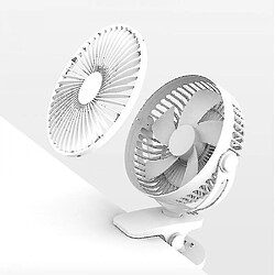 Acheter Ventilateur à Clip Usb 360 Refroidissant Un Mini Refroidisseur Super Muet Portable à 3 Vitesses Pour Les Ventilateurs De Bureau De Bureau