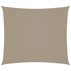 ComfortXL Voile De Parasol Tissu Oxford Rectangulaire 2,5x3 M Taupe