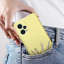 Avizar Coque pour Xiaomi Redmi Note 12 5G Semi-rigide Soft-touch Fast Cover Jaune pas cher