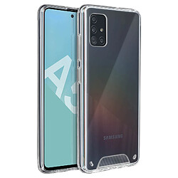 Avizar Coque Galaxy A51 Protection Bi-matière Bumper Collection Cristal Transparent