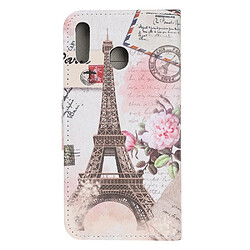 Avis Etui en PU impression de modèle flip tour Eiffel pour Samsung Galaxy A20e