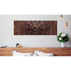 Artgeist Tableau - Mandala: Amber Silence [135x45]