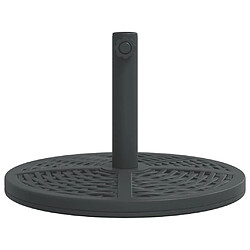 Avis vidaXL Base de parasol pour mâts Ø38 / 48 mm 12 kg rond