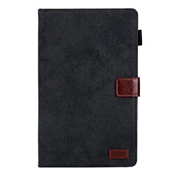 Wewoo Housse Coque Etui à rabat horizontal en cuir de style affaires pour Galaxy Tab A 8.0 2019 / T290avec support et fente cartecadre photo et fonction veille / réveil noir