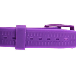 Avis Bracelets de montre en caoutchouc de silicone de 19 mm imperméables violet