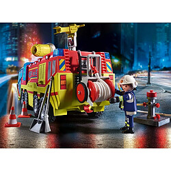 Playmobil® City Action - Opération des pompiers avec un véhicule de pompiers pas cher