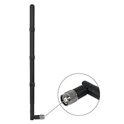 Wewoo Antenne noir pour WIFI Édition Reliée Omni-directionnelle TNC 2.4GHz 18D