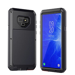 Wewoo Coque Etui de protection étanche en métal antichoc pour Galaxy Note 9 (noir)