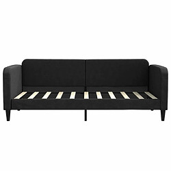 Acheter Maison Chic Lit de jour avec matelas, Lit de repos Lit d'invité pour Salon Chambre,Canapé-lit noir 90x190 cm tissu -MN22894