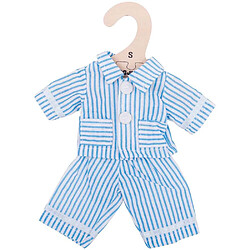 Bigjigs Toys Pyjama Bleu - Poupée Douce 28 cm