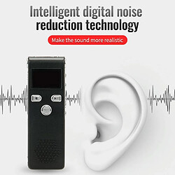 Acheter Dictaphone HD 16GB Enregistreur Vocal Réduction De Bruit Écran LED 90h Autonomie YONIS