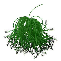 Cordons de lanière tressés de téléphone portable 100pcs corde de bricolage lasso vert