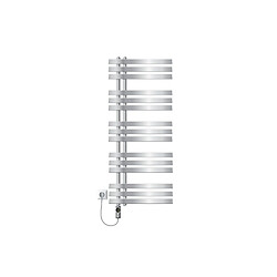 LuxeBath Radiateur sèche-serviettes en acier chrome 50x120cm avec élément chauffant 900W