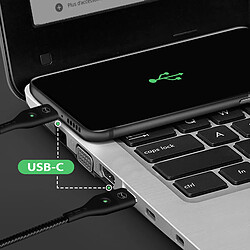 Avis Mcdodo Câble USB-C vers USB-C Power Delivery 60W Étirable 43cm - 1.8m Macdodo - Noir