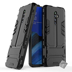 Htdmobiles Coque rigide anti choc pour Oppo Reno 2Z + verre trempe - NOIR