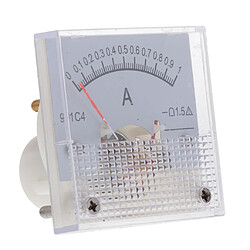 Acheter 2 Pièces Ampèremètre Cc Analogique Panneau Ampèremètre Jauge De Courant 2.5% 0-1A