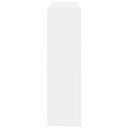 Acheter vidaXL Cloison de séparation blanc 100x33x115 cm bois d'ingénierie