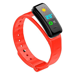 Acheter Wewoo Bracelet connecté Smartwatch Fitness Tracker Smartband écran IPS 0,96 pouce, IP67 étanche, mode Sports de soutien / pression artérielle / moniteur de sommeil / de fréquence cardiaque / de fatigue / rappel sédentaire rouge