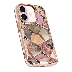 Avizar Coque pour iPhone 16 Antichoc Collection Twinki Dorée