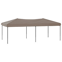 vidaXL Tente de réception pliable Taupe 3x6 m