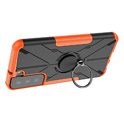 Coque en TPU anti-rayures, anti-chutes, anti-chocs avec béquille pour votre Samsung Galaxy S22 + 5G - orange