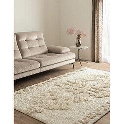 Hadorn Tapis shaggy 305x240 Blanc Thun Scutum