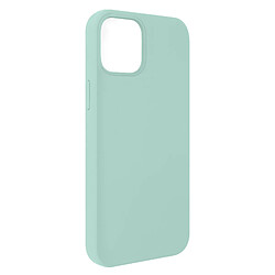 Avizar Coque iPhone 13 Mini Silicone Semi-rigide Finition Soft-touch vert opaline