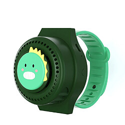 Avis (Vert) Ventilateur de Montre pour Enfants Ventilateur de Poignet Portable Rechargeable USB Ventilateur de Refroidissement Ventilateur Portable