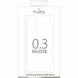 Avis Puro 0.3 Nude pour Samsung Galaxy S20 Ultra transparent