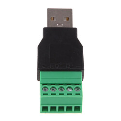 Avis 4 Pièces Connecteurs Mâles USB Type A à 5 Broches Adapter Connector