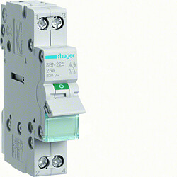 Avis interrupteur modulaire - 2 pôles - 25a - hager sbn225