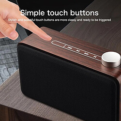 Acheter Yonis Enceinte Bluetooth Bois Tactile Subwoofer Support Carte TF U Disk AUX