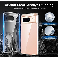 Htdmobiles Coque pour Google Pixel 8 5G - housse etui silicone gel fine + film ecran - TRANSPARENT TPU