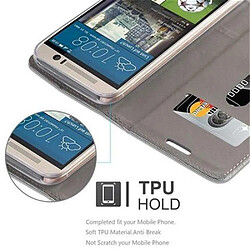 Cadorabo Coque HTC ONE M9 Etui en Gris pas cher